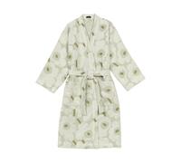 Marimekko Pieni Unikko bathrobe L Green umber-cream