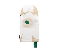 Marimekko Pieni Unikko oven mitt Sand-white-hay-emerald