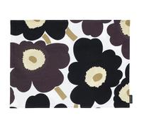 Marimekko - Pieni Unikko Placemat 35x40 cm, Beige / Dark Grey - Beige