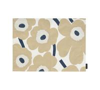 Marimekko Pieni Unikko placemat acrylic Off white-beige-dark blue
