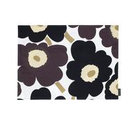 Marimekko Pieni Unikko placemat acrylic White-dark grey-beige