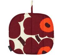 Marimekko - Pieni Unikko Pot Holder, Red / Vanilla / Wine Red - Red