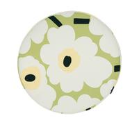 Marimekko Pieni Unikko seat cushion Pear, off-white, melon, Ø35 cm