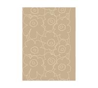 Marimekko Piirto Unikko fabric unbleached linen Linen-white