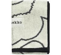 Marimekko - Piirto Unikko Guest Towel 30x50 cm, Off-white/Charcoal - Offwhite