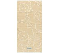 Marimekko - Piirto Unikko Hand Towel Straw / Off-white, 50x100 cm - Offwhite