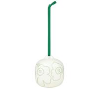 Marimekko Piirto Unikko decorative pendant Green, 7x7 cm