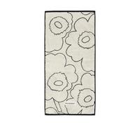 Marimekko Piirto Unikko towel 50x100 cm Ivory-black