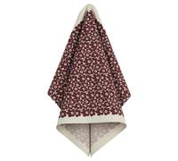 Marimekko - Pikkuninen Unikko Towel 47x70 cm, White/Burgundy - Linen
