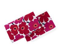 Marimekko - Pillowcase Set, Cotton Percale Bedding, Smooth & Cool Home Decor (Mini Unikko Red, Standard)