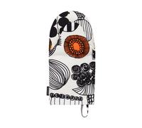 Marimekko Puutarhurin parhaat oven glove White-black-orange