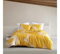 Marimekko - Queen Duvet Cover Set, Super Soft Organic Bedding, Casual Home Decor (Vesi Unikko Yellow, Queen)