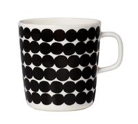 Marimekko Räsymatto mug 4 dl black-white