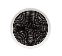 Marimekko Räsymatto plate 13.5 cm black and white