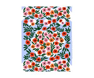 Marimekko Ruukku fabric Blue, multi