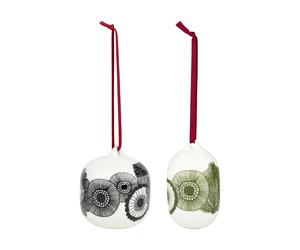 Marimekko Siirtolapuutarha julkulor 2025 2 pieces White-black-green