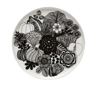 Marimekko Siirtolapuutarha plate Ø 20 cm black-white (Finland 100 years)