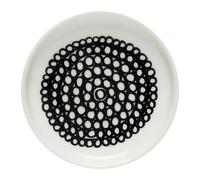 Marimekko Siirtolapuutarha saucer 8.5 cm black and white