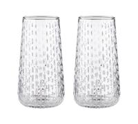 Marimekko Syksy long tumbler glass 2-pack Clear