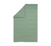 Marimekko Tasaraita duvet cover 150x210 cm Off white-dark green