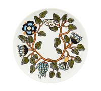 Marimekko Tiara plate Ø25 cm White, warm orange, green