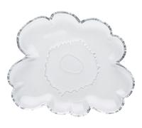 Marimekko Unikko glass plate 20 cm Clear