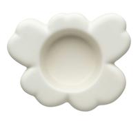 Marimekko - Unikko Anniversary Tealight Holder, Matte White - Matte White