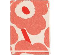Marimekko - Unikko Bath Towel 70x150 cm, Orange Red - Orange Red
