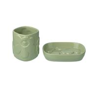 Marimekko Unikko bathroom set 2 pieces Pear