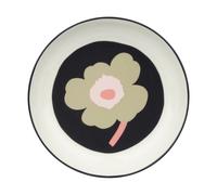 Marimekko Unikko deep plate Ø20.5 cm Off white-charcoal-sand-pink