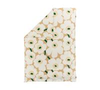 Marimekko Unikko duvet cover 150x210 cm Sand-off white-hay-emerald