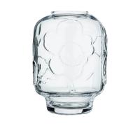 Marimekko Unikko glass vase Clear, 18 cm