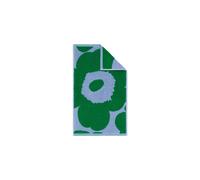 Marimekko - Unikko Guest Towel 30x50 cm, Green / It Blue - Green
