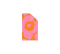 Marimekko - Unikko Guest Towel 30x50 cm, Pink / Orange - Pink