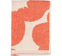 Marimekko Unikko guest hand towel 32x50 cm Off white-orange red