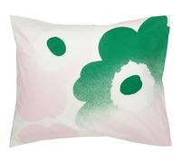 Marimekko - Unikko Häivähdys Pillowcase Pink / Green / Off-white, 50x70 cm - Pink