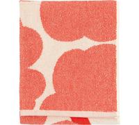 Marimekko - Unikko Hand Towel 50x70 cm, Orange Red - Orange Red