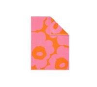 Marimekko - Unikko Hand Towel 50x70 cm, Pink / Orange - Pink