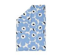 Marimekko Unikko jersey duvet cover Off white, light blue, navy, 150x210 cm