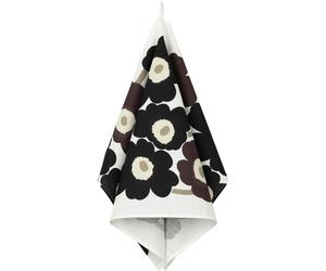 Marimekko - Unikko Kitchen Towel 43X70 cm, Beige / Dark Grey - White