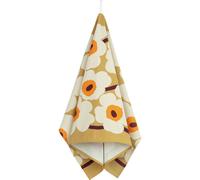 Marimekko - Unikko Kitchen Towel 47x70 cm, Cream / Caramel / Warm Orange - Cream