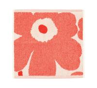 Marimekko Unikko mini towel 32x32 cm Off white-orange red