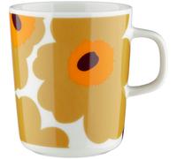 Marimekko - Unikko Mug 25 cl 2-pack, White / Caramel - White
