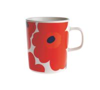 Marimekko Unikko mug 25 cl red-white