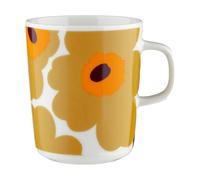 Marimekko Unikko mug 25 cl White-caramel-warm orange