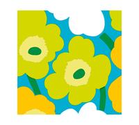 Marimekko Unikko napkins 33x33 cm 20-pack Blue-Green