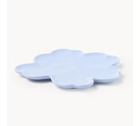 Marimekko - Unikko Shape Plate 20 cm, Light Blue - Light blue