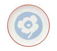 Marimekko Unikko plate Ø13.5 cm White-light blue-orange red