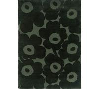 Marimekko - Unikko Rug 140x200 cm, Dark Green - Dark Green