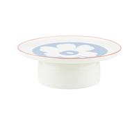 Marimekko Unikko serving platter White-light blue-orange red, Ø24 cm